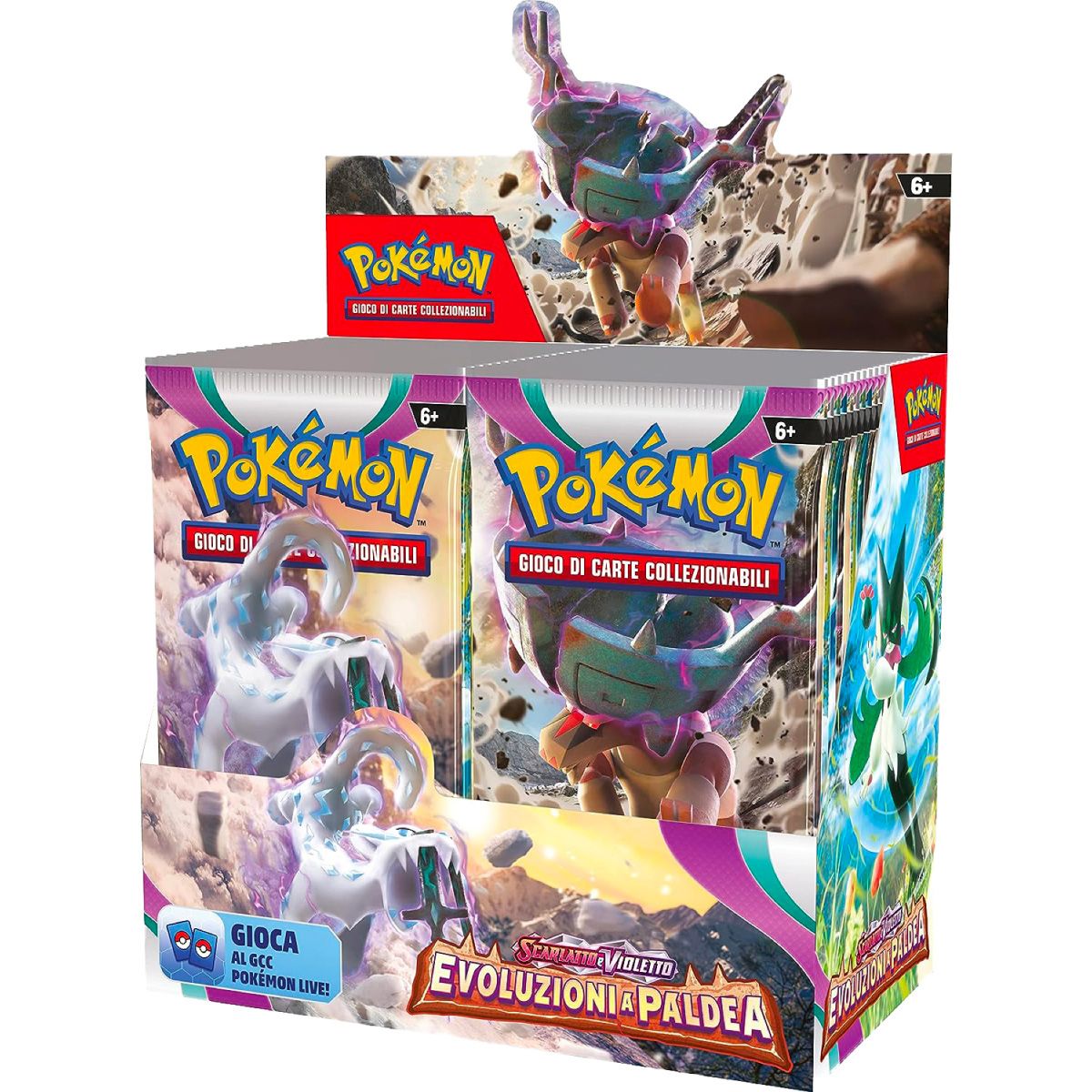 POKEMON - SV2 Scarlatto e Violetto - Evoluzioni a Paldea Display (36 buste) - ITA