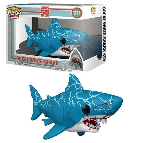 FUNKO POP Movies: Jaws S3 – 6&quot; Great White Shark (Retro)
