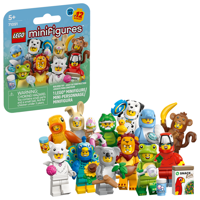 Serie animali 28 71051 | Minifigure | LEGO SERIE COMPLETA 12 PEZZI