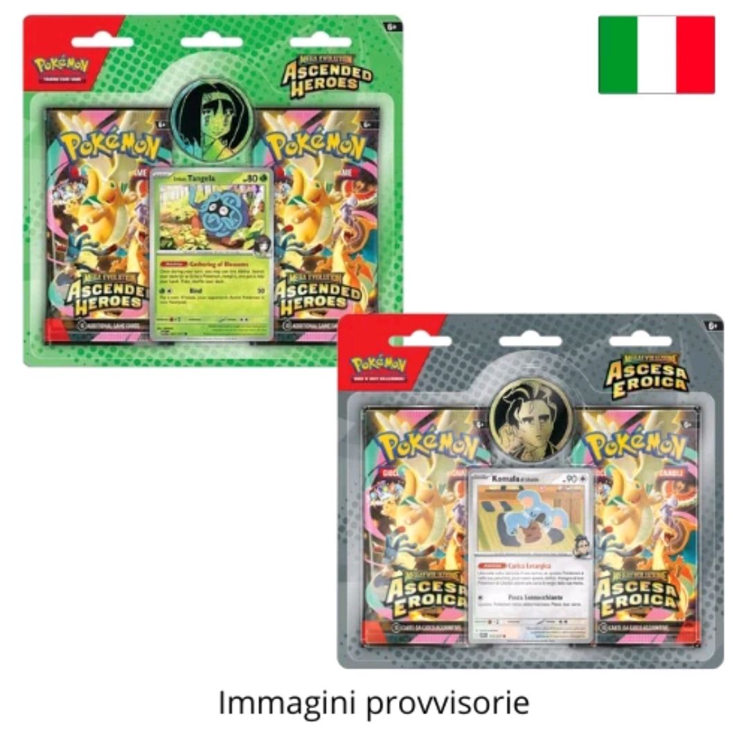 POKEMON - M2.5 Megaevoluzione Ascesa Eroica - Collezione Ubaldo e Erika - ITA