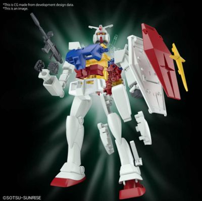 BANDAI - 100024 - BEST MECHA COLLECTION GUNDAM RX-78-2 REVIVAL 1/144 MODEL KIT ACTION FIGURE