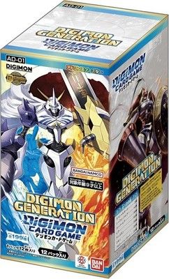 Bandai Digimon Card Game - Avanced Booster Generation AD-01 Display (24 Buste) ENG