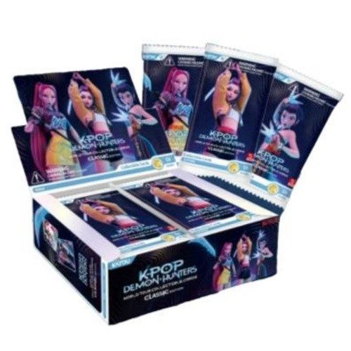 K-Pop Demon Hunters Kayou Collectible Cards - Classic Edition Box (20 buste / 5 carte)