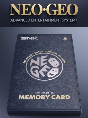 Neo Geo AES+ Memory Card Black (possibile allocazione)