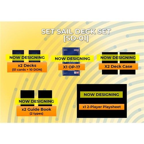 BANDAI ONE PIECE CARD GAME Set Sail Deck [SD-01] - ENG (prodotto in allocazione, TCG+ preferential)
