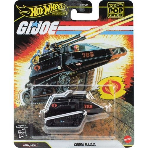 Mattel Hot Wheels Premium HW Cobra H.i.s.s. Tank Toy From G.i. Joe