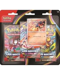 POKEMON - M4 Caos Nascente - Blister 3 Bustine + 1 Card - ITA