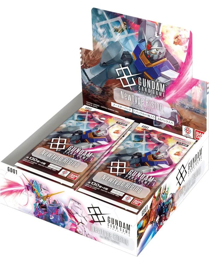 Gundam Cardgame: GD-01 Newtype Rising - Booster Box Jap (24 buste da 7 carte)