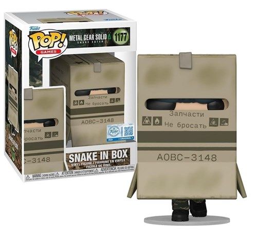 FUNKO POP Games: Metal Gear Solid Snake Eater - 1177 Snake In Box (Exclusive) 9cm