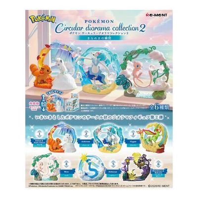 Pokemon Re-Ment Circular Diorama Collection Blind box Pokemon Re-Ment Circular Diorama Collection Blind box
