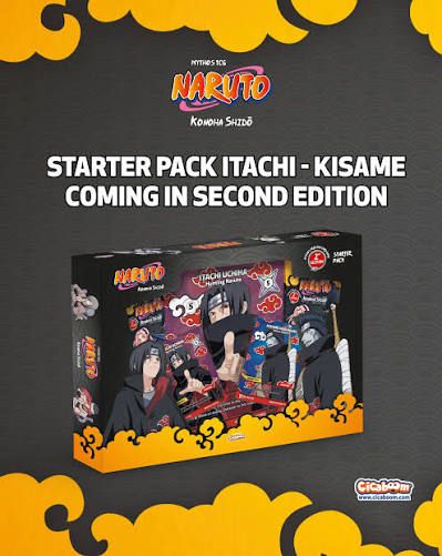 Naruto Mythos TCG Itachi and Kisame starter pack 2nd Edition