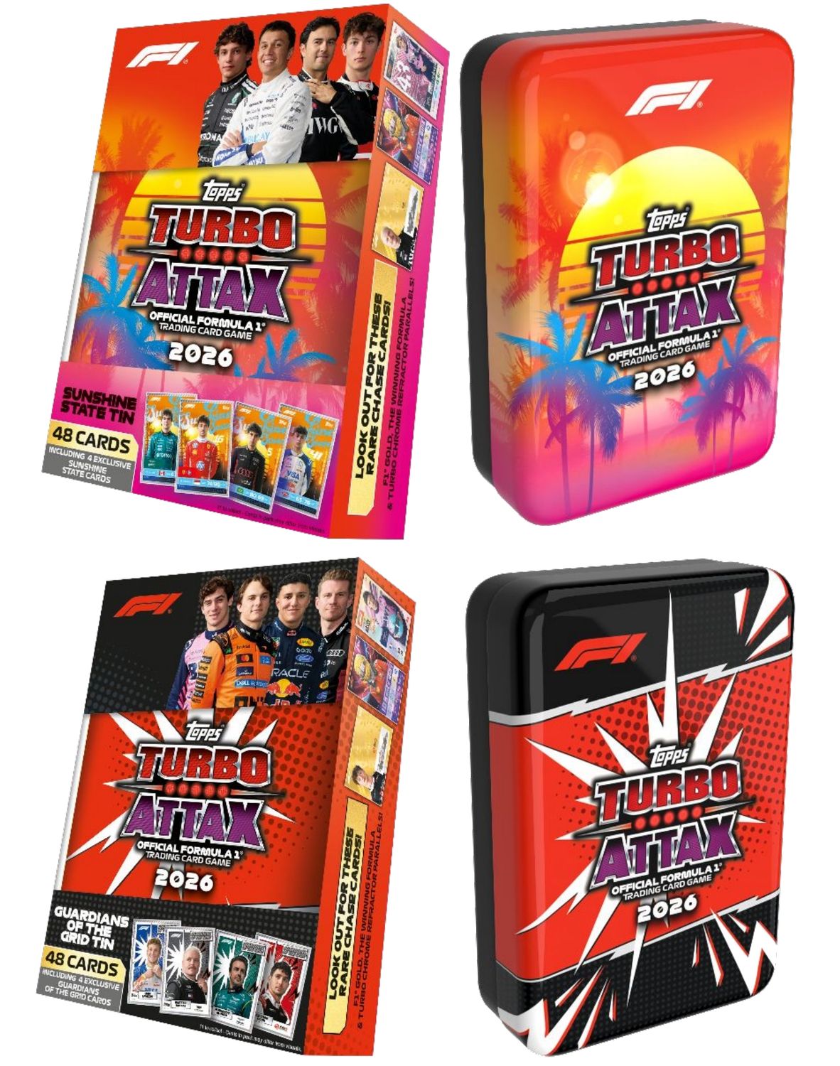 TOPPS - TURBO ATTAX - F1 2026 - MEGA TIN