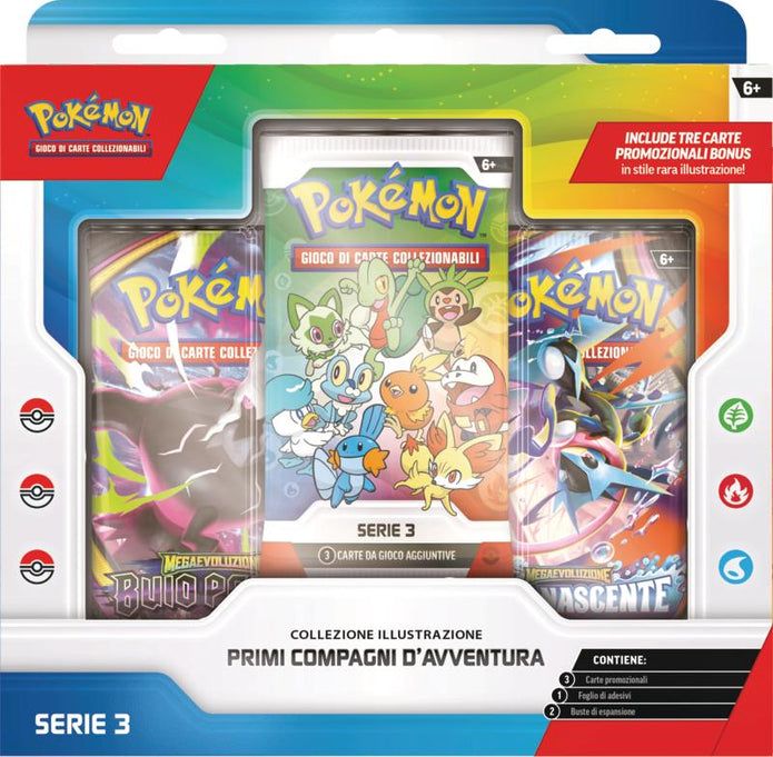 POKEMON - Collezione Illustrazione Primi Compagni di Avventura Serie 3 - ITA ESAURITO