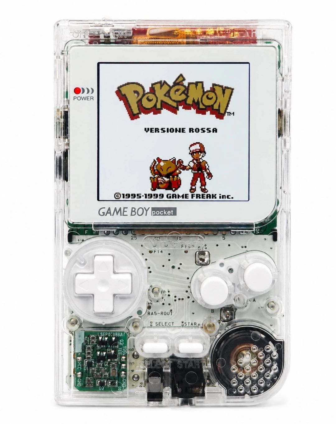 Gameboy Pocket Crystal Edition Restaurato