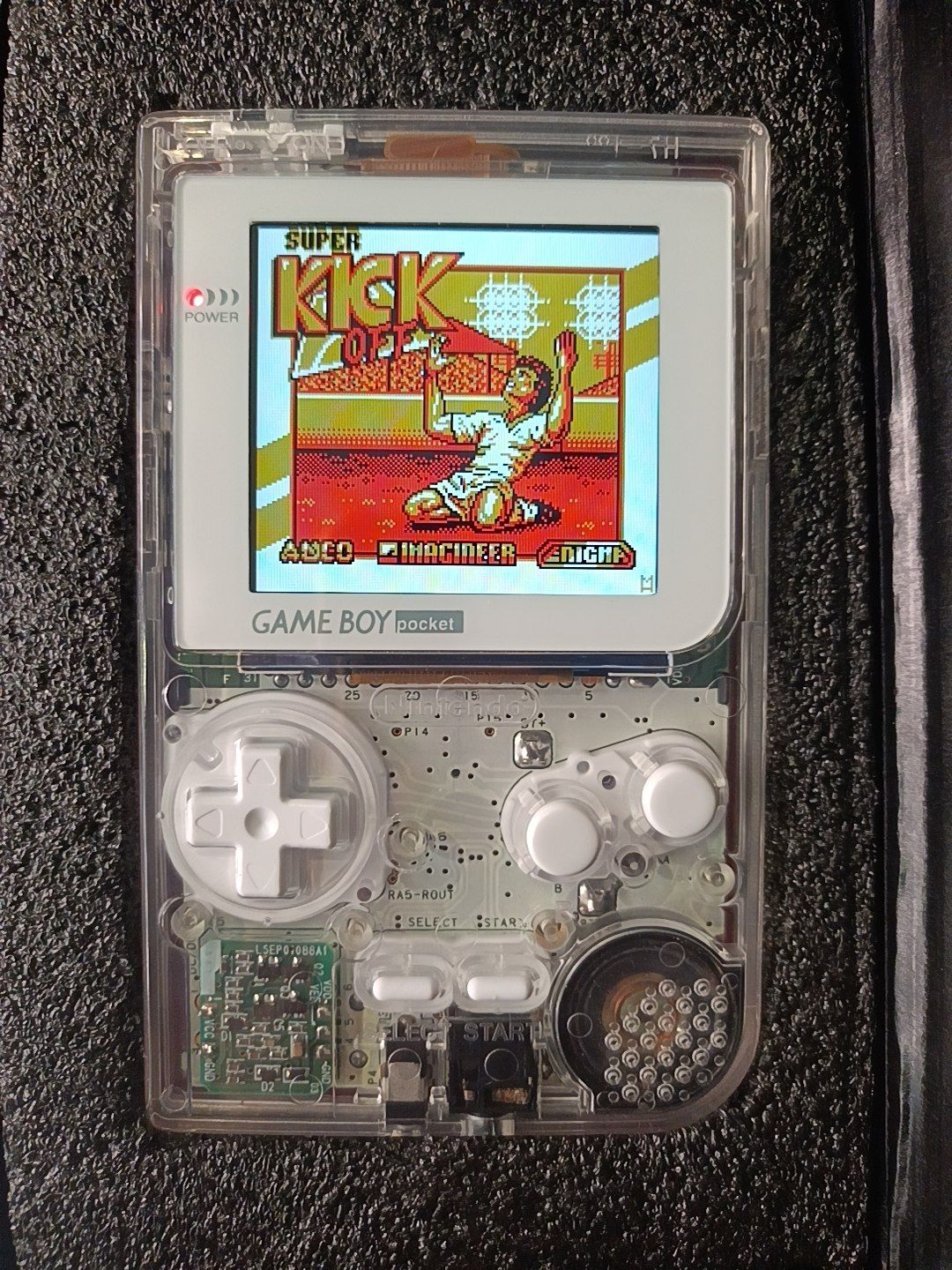 Gameboy Pocket Crystal Edition Restaurato