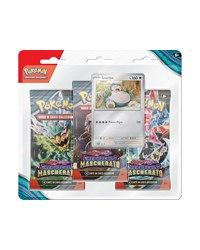 POKEMON - Blister 3 Bustine + 1 Card Crepuscolo Mascherato - ITA