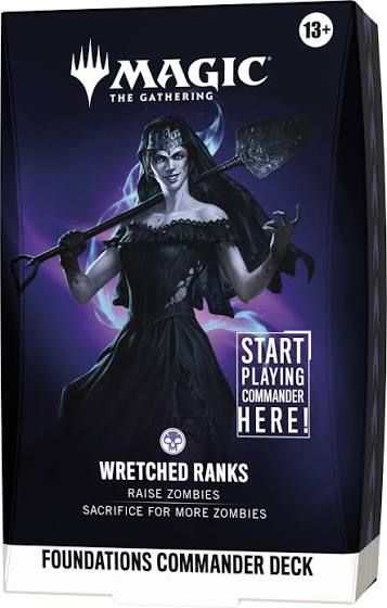 MTG Reality Fracture Starter Commander Deck Wretched Ranks