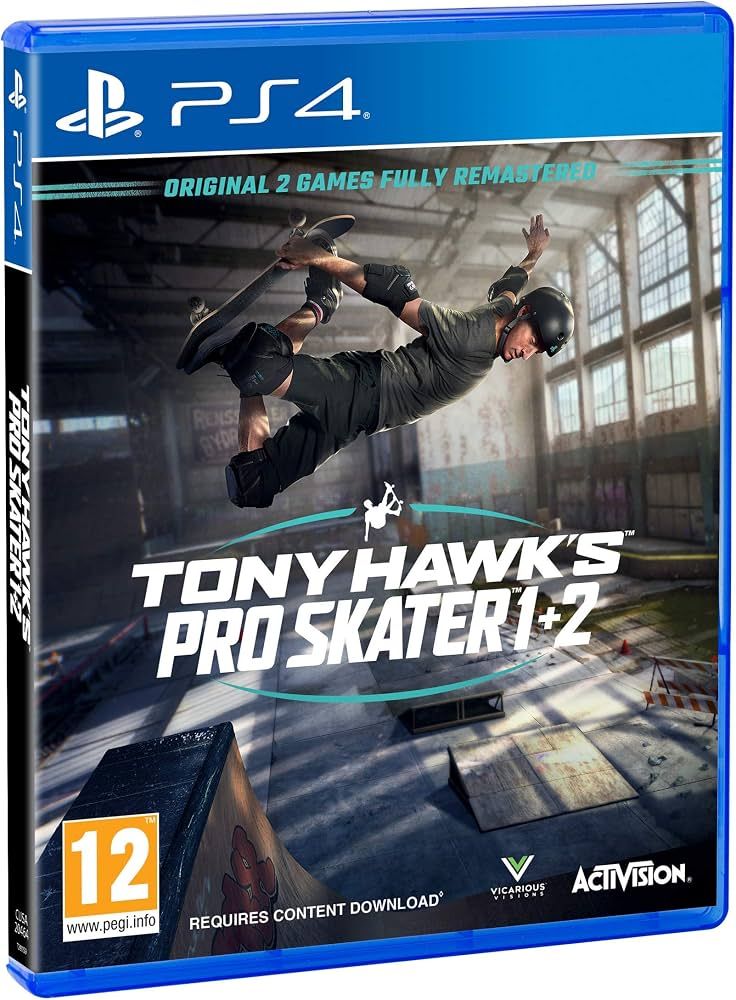 Tony Hawk's Pro Skater 1 + 2 PS4