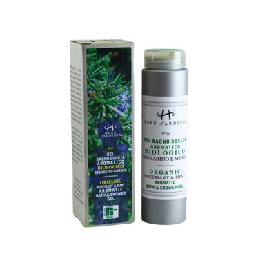 Organic Shower Gel with Rosemary and Mint 200 ml – Revitalizing Freshness