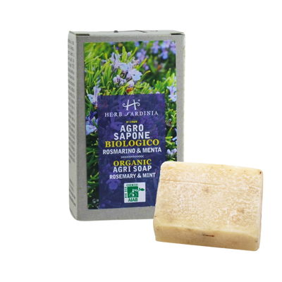 Rosemary and Mint Energizing Agrosoap 100 gr - Vitality and Freshness