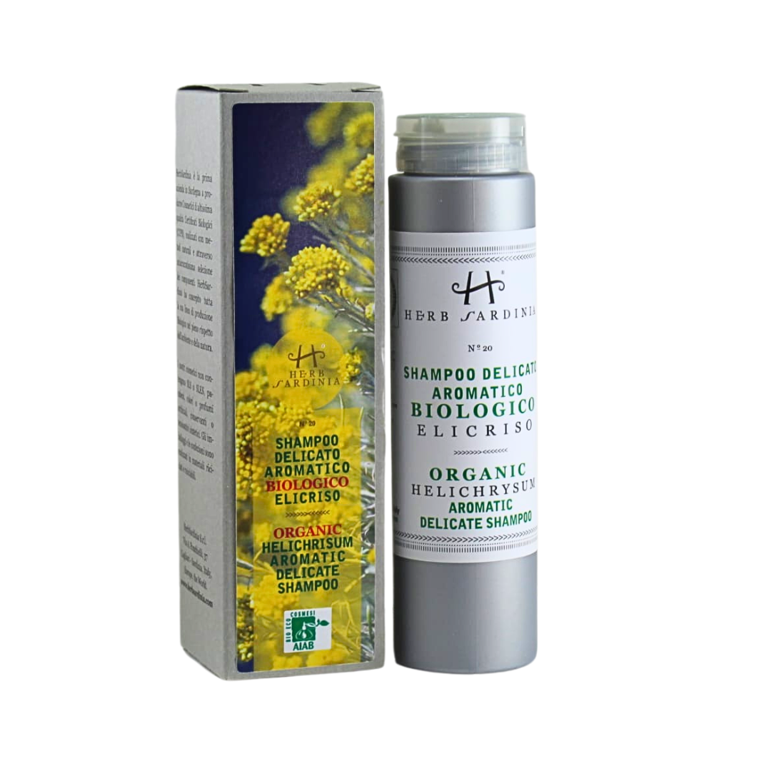 Gentle Organic Shampoo with Helichrysum 200 ml – Hydration and Natural Care