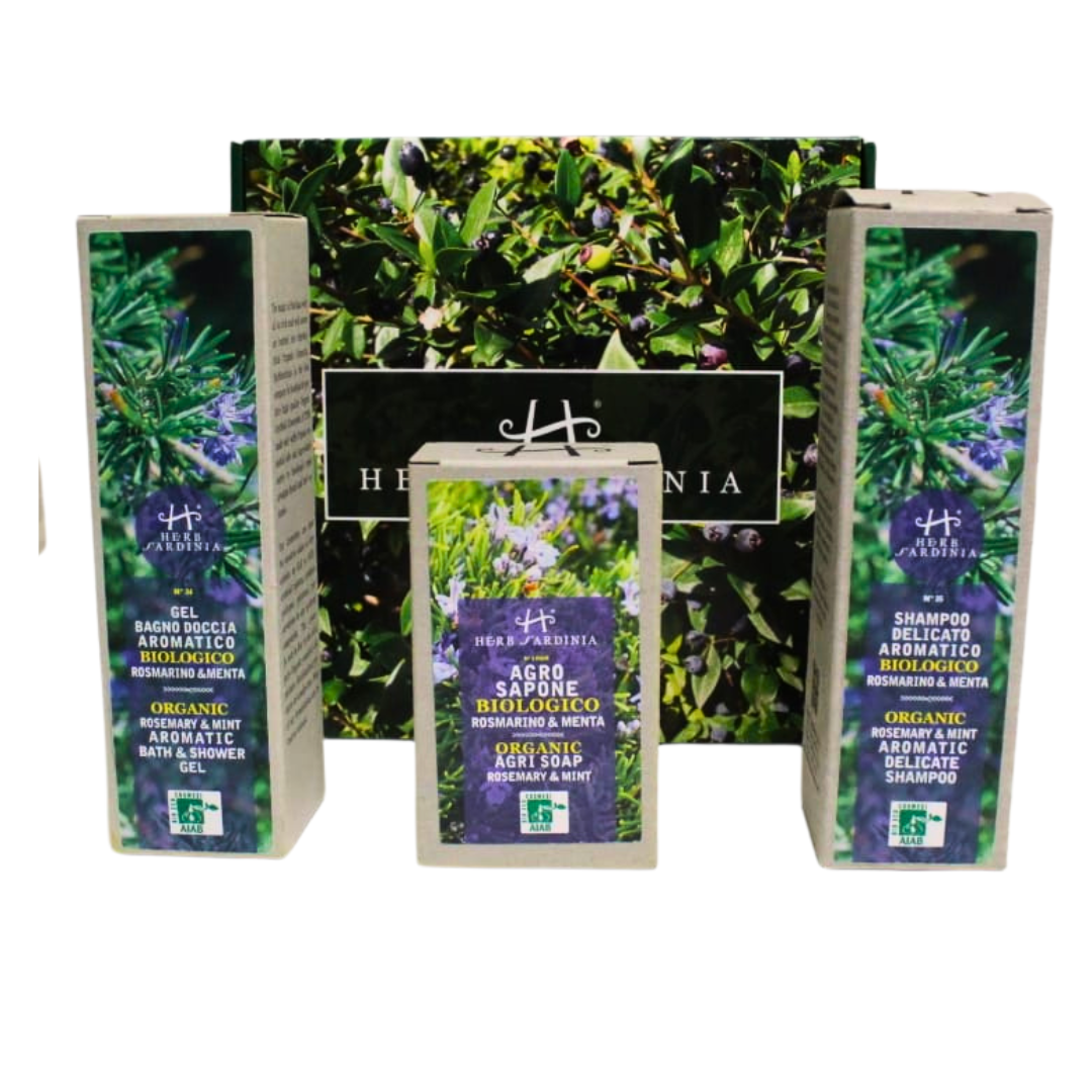 Rosemary &amp; Mint Organic Aromatic Gift Set