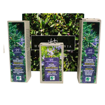 Rosemary &amp; Mint Organic Aromatic Gift Set