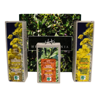 Helichrysum &amp; Laurel Organic Aromatic Gift Set
