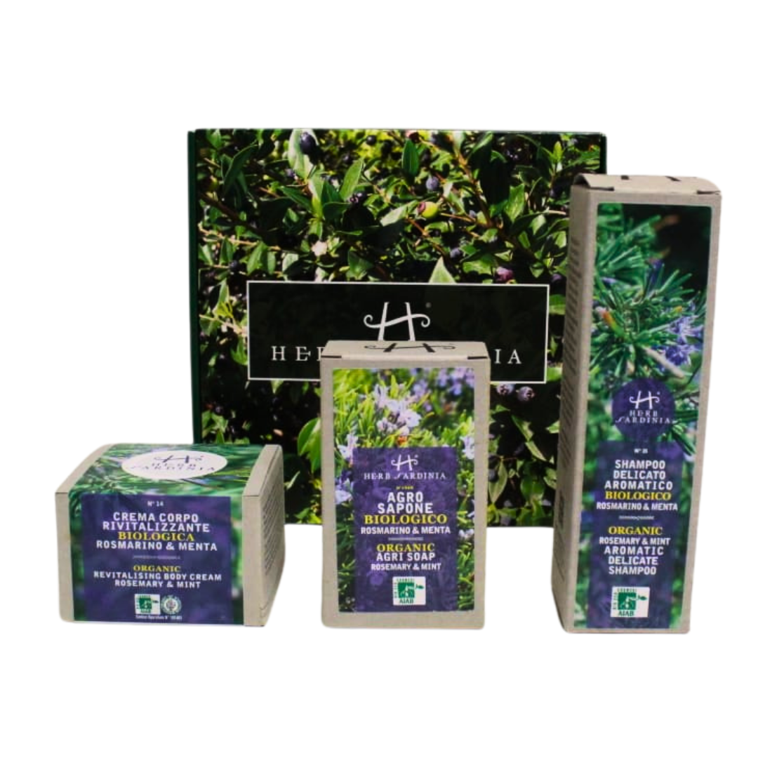 Complete Rosemary &amp; Mint Set - Energy and Organic Freshness