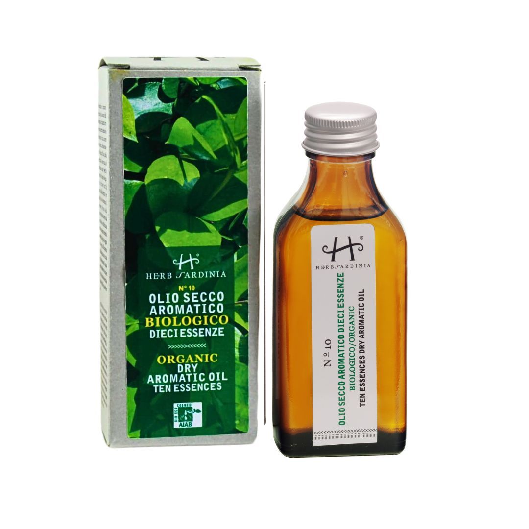 Aromatic Body Oil Ten Essences Organic: Nourishment and Wellness from the Mediterranean Maquis