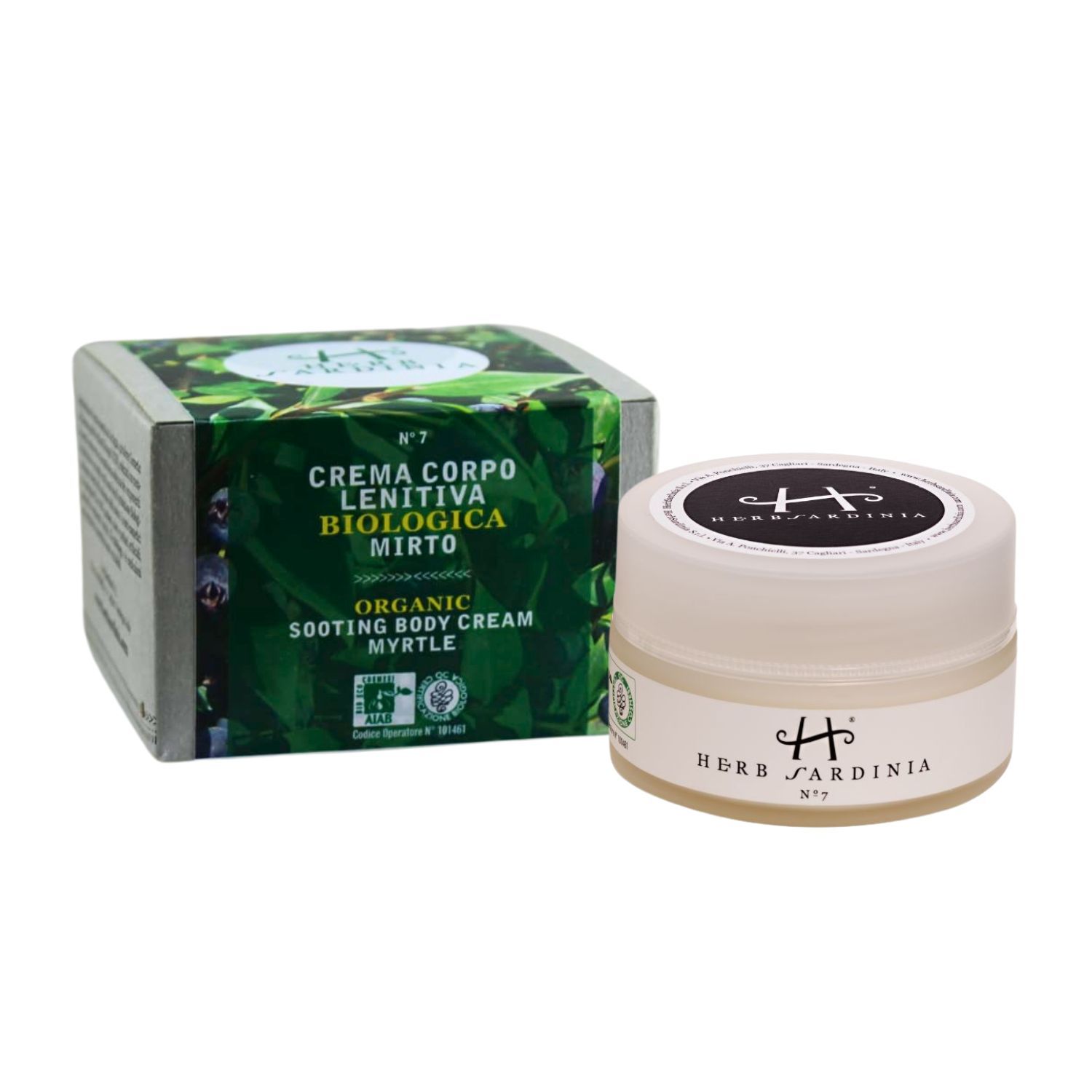 Soothing Body Cream with Organic Myrtle 100 ml – Natural Hydration and Protection