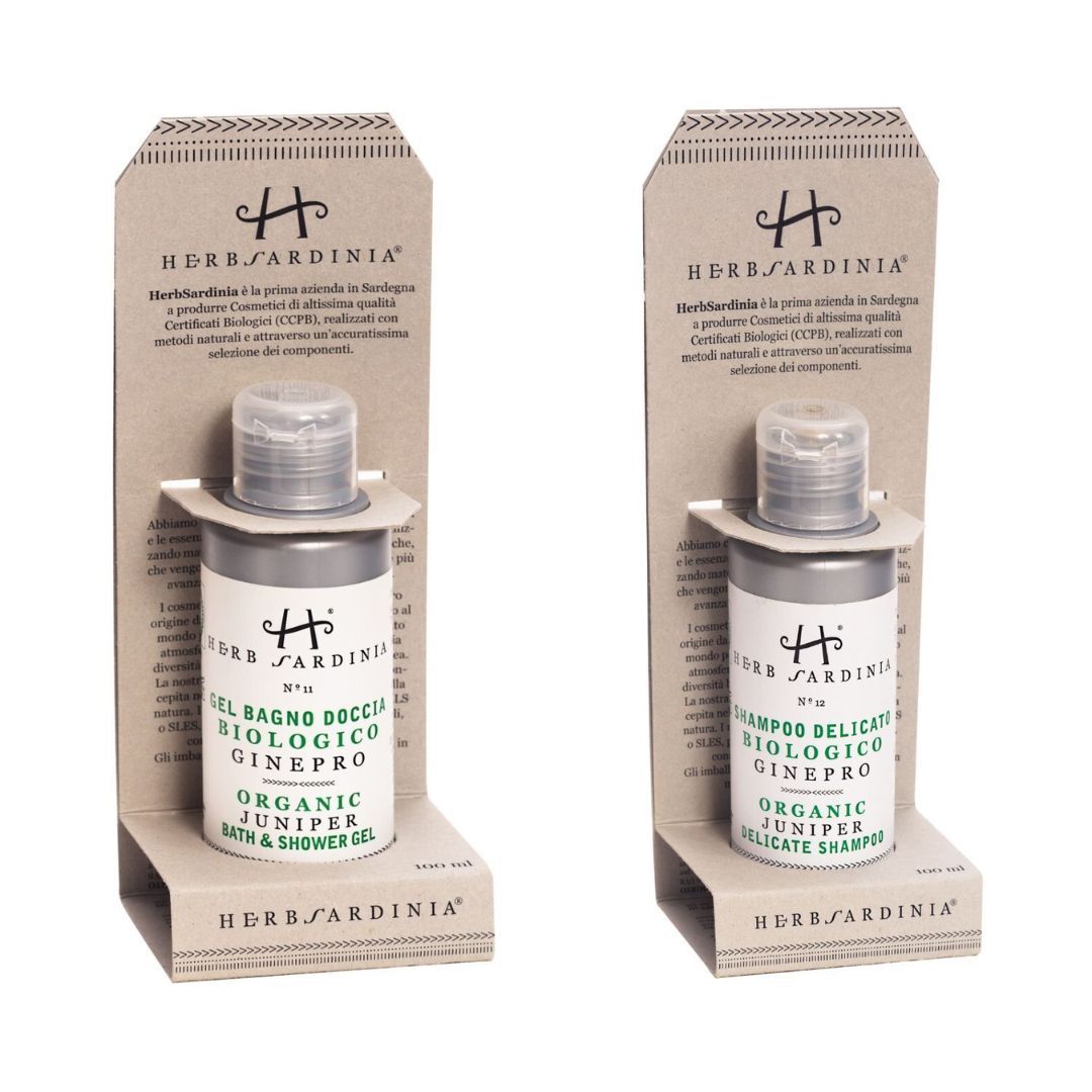 Travel Pack Shampoo e Gel Bagno Doccia Ginepro 100 ml