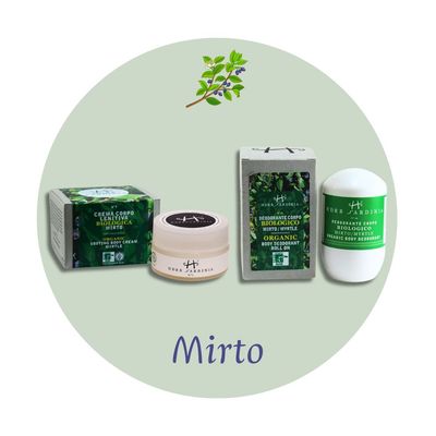 Organic Soothing Myrtle Body Cream 100 ml + Organic Myrtle Roll-On Deodorant 50 ml Organic Soothing Myrtle Body Cream 100 ml + Organic Myrtle Roll-On Deodorant 50 ml