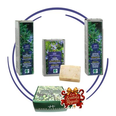 Rosemary &amp; Mint Organic Aromatic Gift Set