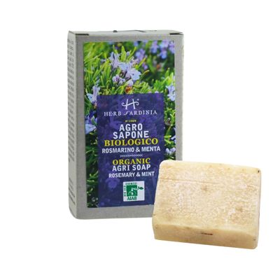 Rosemary and Mint Energizing Agrosoap 100 gr - Vitality and Freshness
