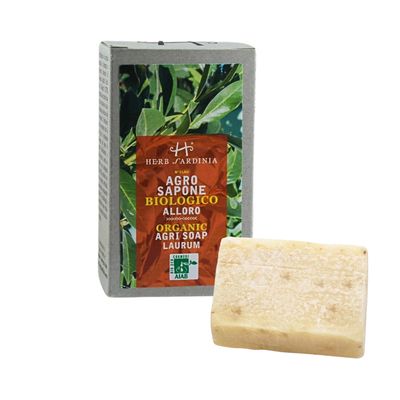 Laurel Exfoliating Agrosoap 100 gr - Purification and Natural Antioxidant