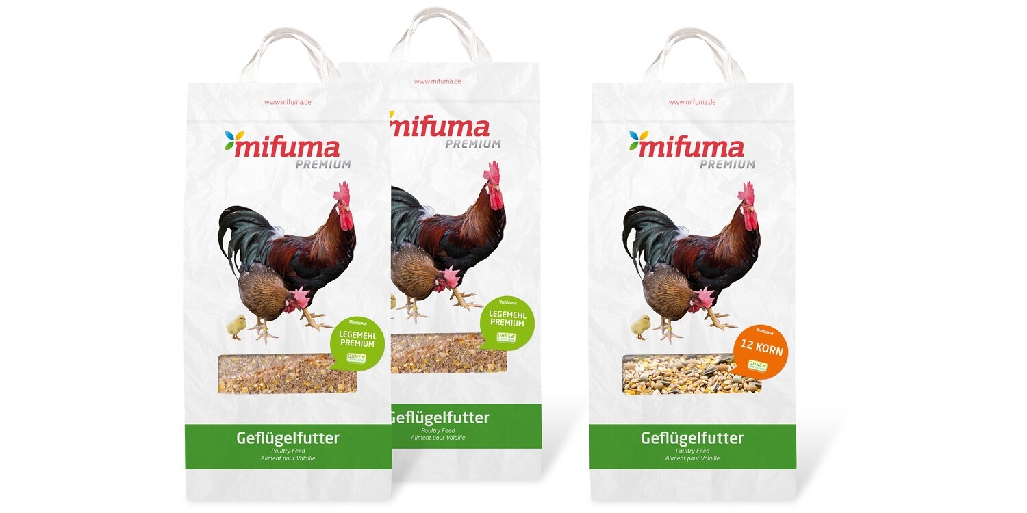 Geflügelfutter-Paket Mehl