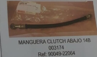 MANGUERA CLUTCH ABAJO 14B 90049-22064