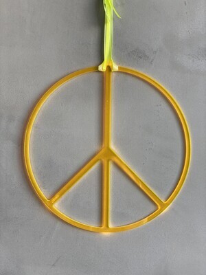 PEACE - 20cm - Plexiglas® orange