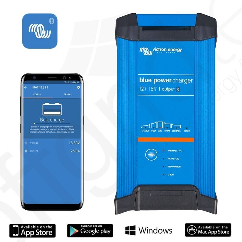 Victron Blue Smart IP22 12/15(1) Charger 12V 15A 1 Batterie BPC121542002 Victron Blue Smart IP22 12/15(1) Charger 12V 15A 1 Batterie BPC121542002