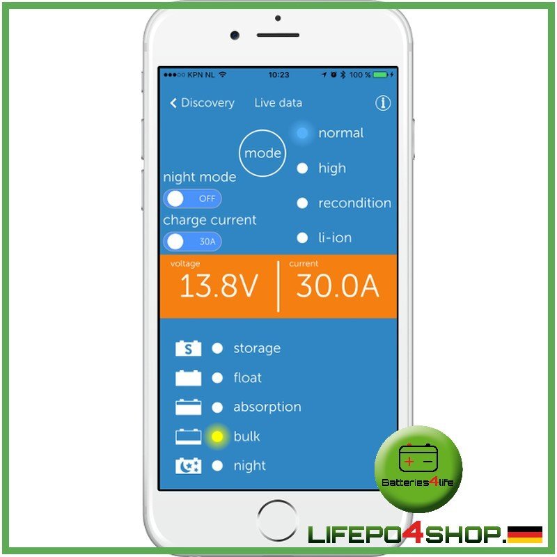 Victron Blue Smart IP22 12/20(1) Charger 12V 20A 1 Batterie BPC122042002