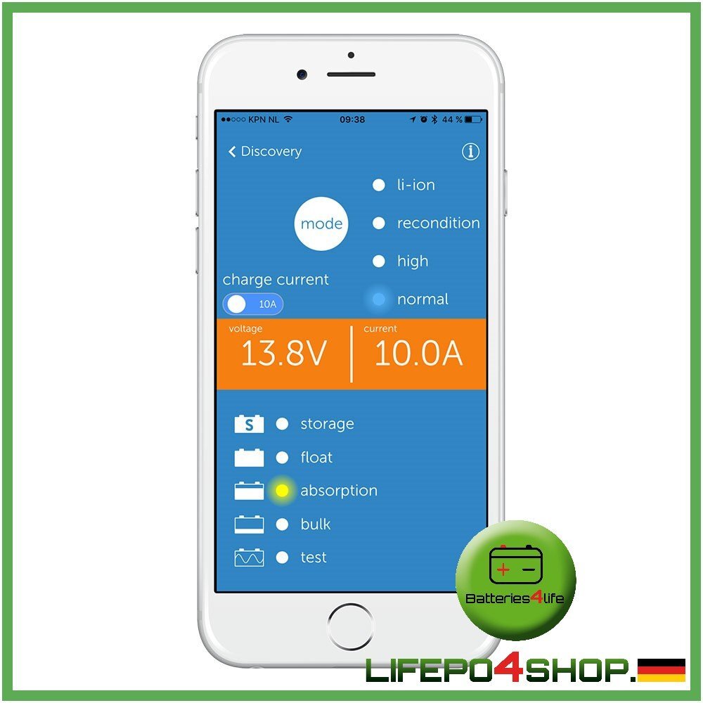 Victron Blue Smart IP65 12/10 12V 230V Batterieladegerät BPC121031064R