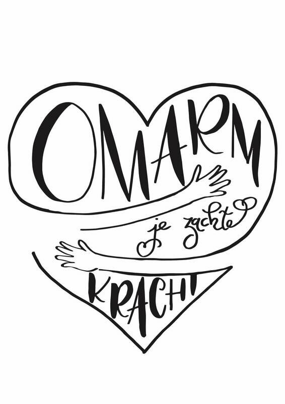 Kaart quote 'Omarm je zachte kracht'