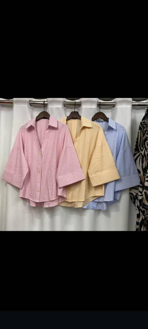 Chemise manche mi longue