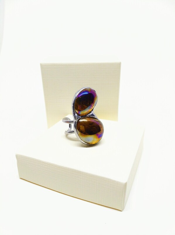 Anello Amarene ambra