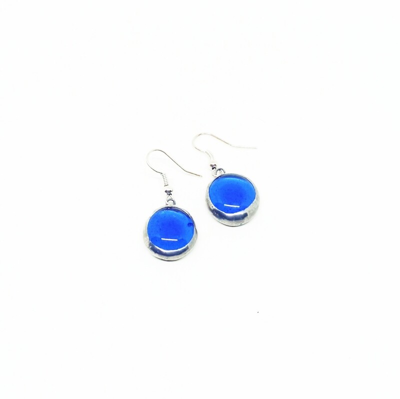 Orecchini Goccia blu
