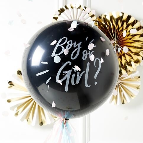 Gender reveal balloon