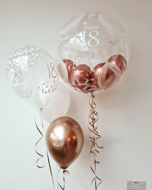 Mothersday personalised bubble set