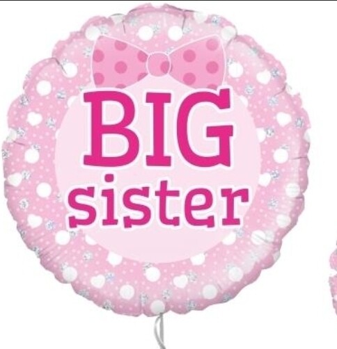 Big sister/brother balloon