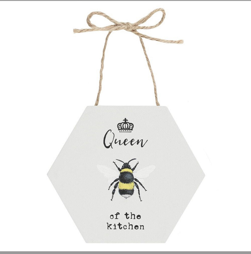 QUEEN OF THE KITCHEN HANGING SIGN